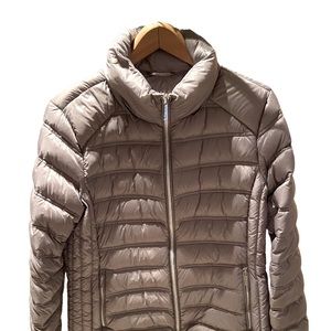 Michael Kors down bomber jacket, detachable hood